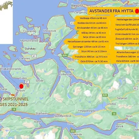 Småstranda Fjord Semesterbostad Aheim